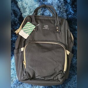 NWT LAND Black Diaper Backpack